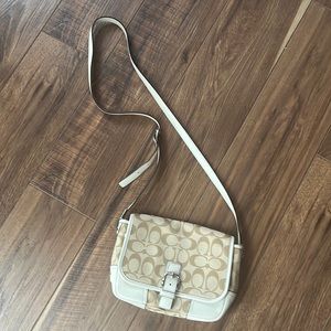 Coach Cream Crossbody Bag
